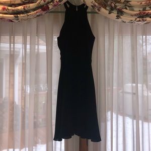 Express Chiffon Little Black Dress